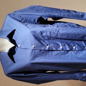 Van Heusen Mens Dress Shirt, Large 16 1/2, 34/35, Blue
